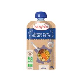 BABYBIO Gourde légumes doux tomate et millet 120g