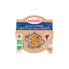 BABYBIO Assiette douceur de panais du Val de Loire carotte & riz 230g