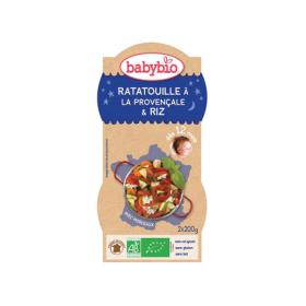 BABYBIO Bols ratatouille provençale & riz 2x200g