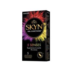 MANIX Skyn 5 senses 5 préservatifs