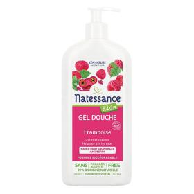 NATESSANCE Kids gel douche bio framboise 500ml