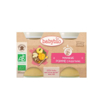 BABYBIO Petits pots pomme d'Aquitaine & mangue 2x130g