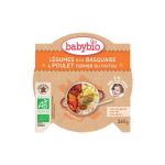 BABYBIO Assiette légumes à la basquaise et poulet fermier du Poitou 260g