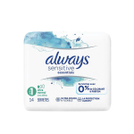 ALWAYS Sensitive essentials taille 1 ultra normal 14 serviettes avec ailettes