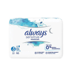 ALWAYS Sensitive essentials taille 3 ultra night 10 serviettes avec ailettes