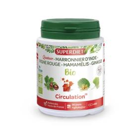 SUPER DIET Quatuor vigne rouge circulation bio 120 gélules