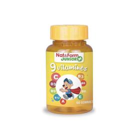 NAT & FORM Junior + 9 vitamines 60 gommes