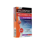 VALDISPERT Mélatonine 1,9mg 4 actions 30 capsules
