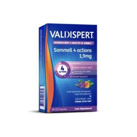 VALDISPERT Mélatonine 1,9mg 4 actions 30 capsules