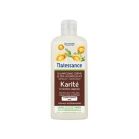 NATESSANCE Shampooing crème karité et kératine végétale 250ml