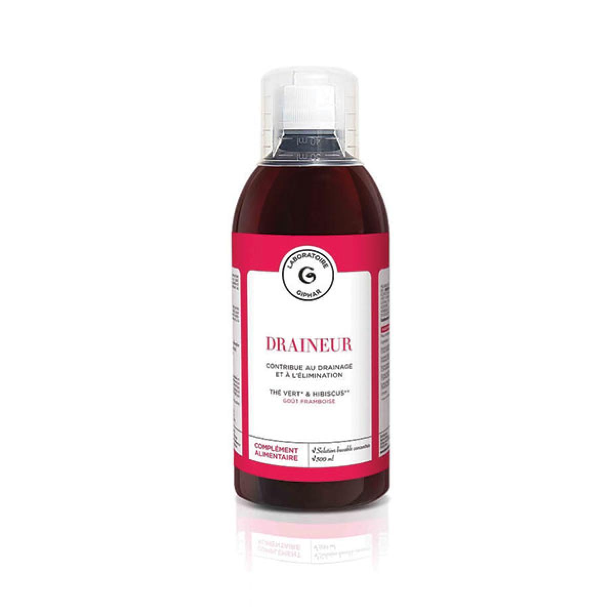 LABORATOIRE GIPHAR Draineur 500ml - Parapharmacie - Pharmarket LABORATOIRE GIPHAR Draineur 500ml - Parapharmacie - Pharmarket