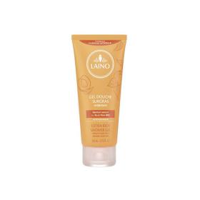 LAINO Gel douche surgras senteur abricot à l'aloe vera 200ml