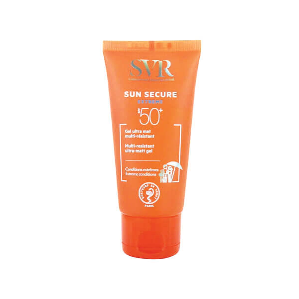 SVR Sun secure extrême gel ultra mat multirésistant spf 50+ 50ml Parapharmacie Pharmarket
