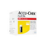 ACCU CHECK Fastclix 204 lancettes