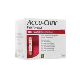 ACCU CHECK Performa 100 bandelettes réactives