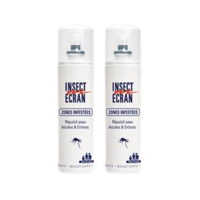 INSECT ECRAN Anti-moustique zones infestées spray lot 2x100ml