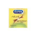 DUREX Natural sensation lubrifié 2 préservatifs