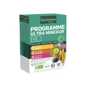 SANTAROME Bio programme ultra minceur 30 ampoules