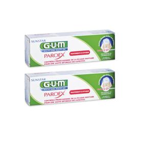 G.U.M Paroex gel dentifrice lot 2x75ml