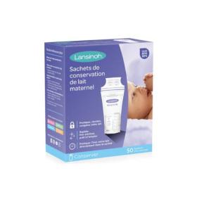 LANSINOH 50 sachets de conservation de lait maternel