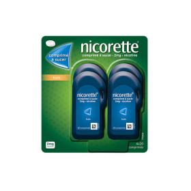 NICORETTE Nicorette 2mg fruits 4x20 comrpimés à sucer