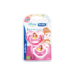 DODIE Disney 2 sucettes anatomiques silicone 6 mois et + princess