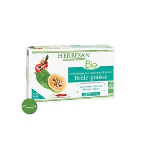 HERBESAN Bio guarana brûle-graisse 20 ampoules