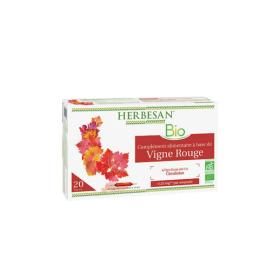 HERBESAN Bio vigne rouge 20 ampoules