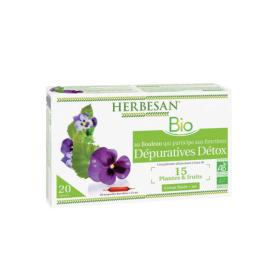 HERBESAN Bio bouleau dépuratives détox 20 ampoules