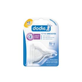 DODIE 2 tétines rondes + 6 mois débit 3