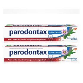 PARODONTAX Dentifrice fraîcheur intense lot 2x75ml