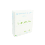 EVOLUPHARM Pharmaplus compresses gaze stérile 7,5x7,5cm