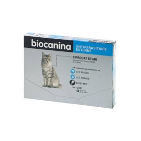 BIOCANINA Fiprocat chat 3 pipettes