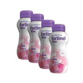 NUTRICIA Fortimel max nutriment arôme fraise lot 4x300ml