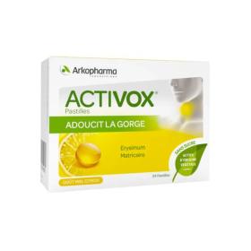 ARKOPHARMA Activox miel citron 24 comprimés à sucer