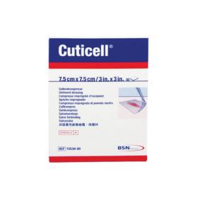 BSN MEDICAL Cuticell compresse imprégnée d'excipient 7,5x7,5cm 10 pansements