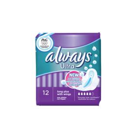 ALWAYS Plus 12 serviettes ultra longues