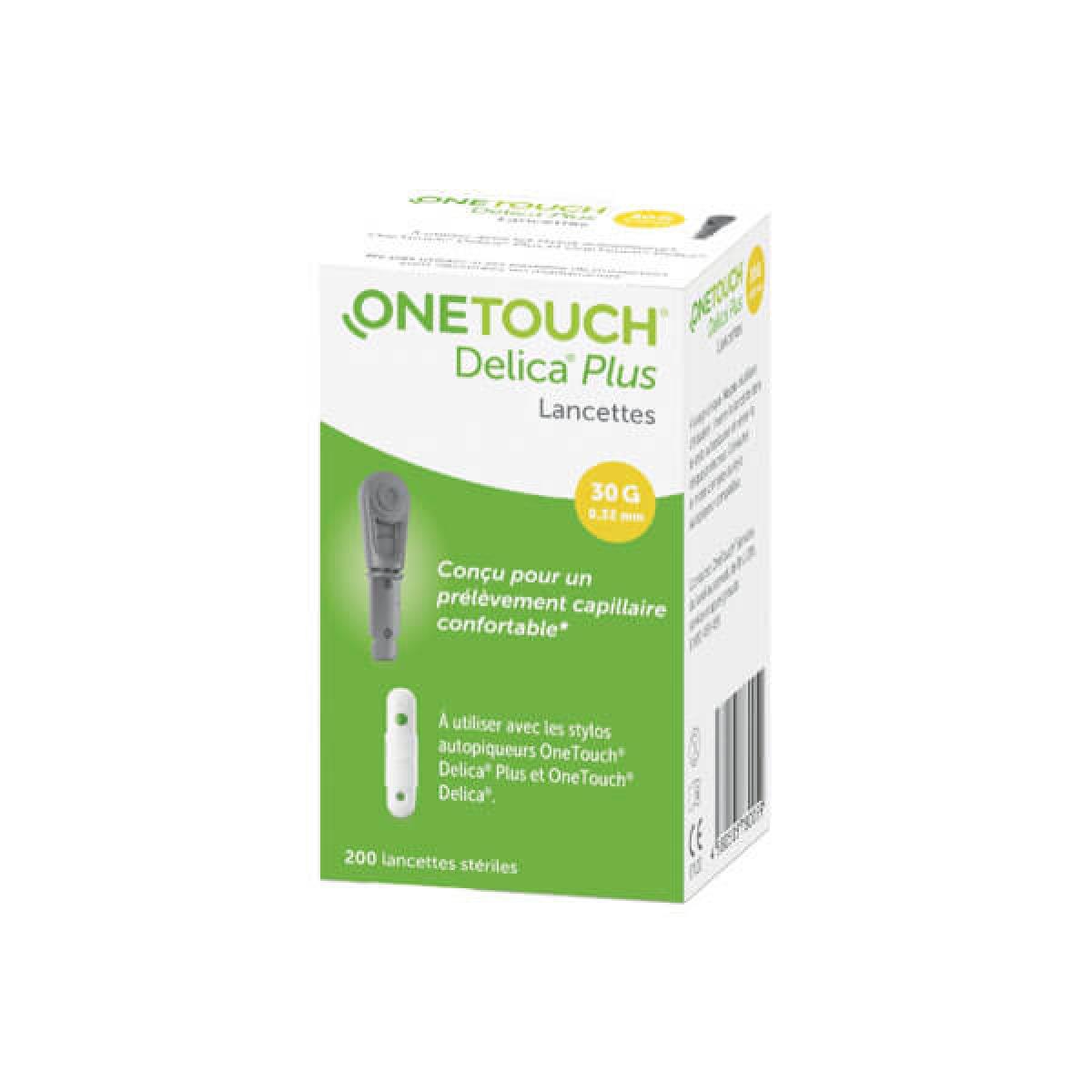 ONE TOUCH Delica plus 200 lancettes Parapharmacie Pharmarket