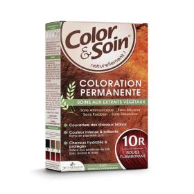 LES 3 CHÊNES Color et soin coloration rouge flamboyant 10R 1 kit