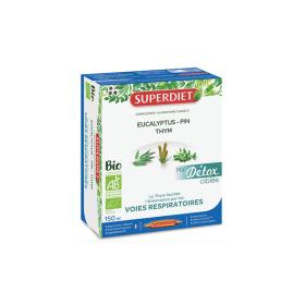 SUPER DIET Ma détox ciblée voies respiratoires bio 10 ampoules