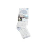 AIRPLUS Aloe cabin chaussettes hydratantes blanches motifs gris