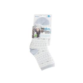 AIRPLUS Aloe cabin chaussettes hydratantes blanches motifs gris