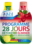 4321 MINCEUR Programme 28 jours acérola cranberry lot 2x280ml