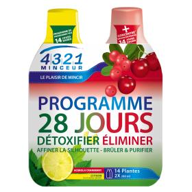 4321 MINCEUR Programme 28 jours acérola cranberry lot 2x280ml