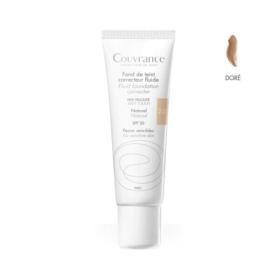 AVÈNE Couvrance fond de teint correcteur fluide doré 5.0 30ml