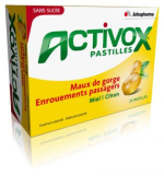 ARKOPHARMA Activox pastilles miel citron 24 pastilles