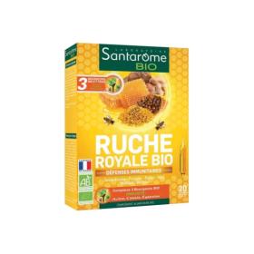 SANTAROME Bio ruche royale défenses immunitaires 20 ampoules