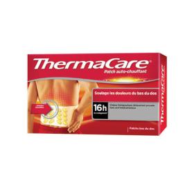 WYETH ThermaCare 2 patchs auto-chauffant 16h bas du dos