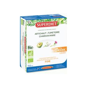 SUPER DIET Ma détox ciblée foie bio 10 ampoules