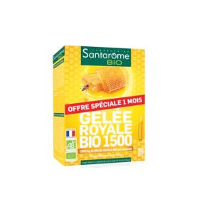 SANTAROME Bio gelée royale 1500 30 ampoules